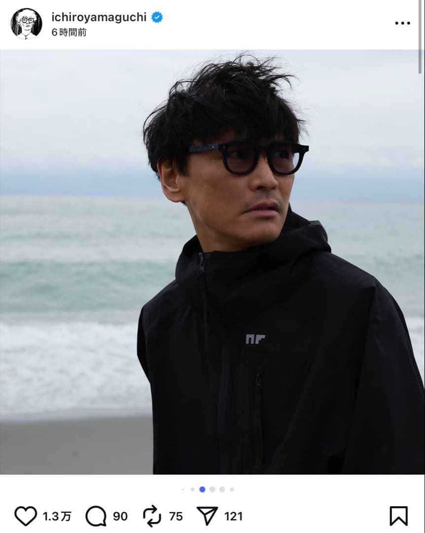サカナクション 会員限定 黒 ジャケット レインコートNF 限定 L 山口一郎