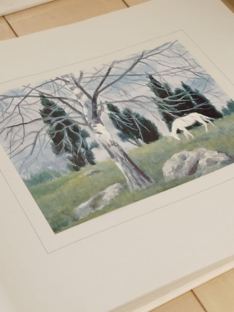 白い馬の見える風景―東山魁夷画集 大型本 – 1973年版