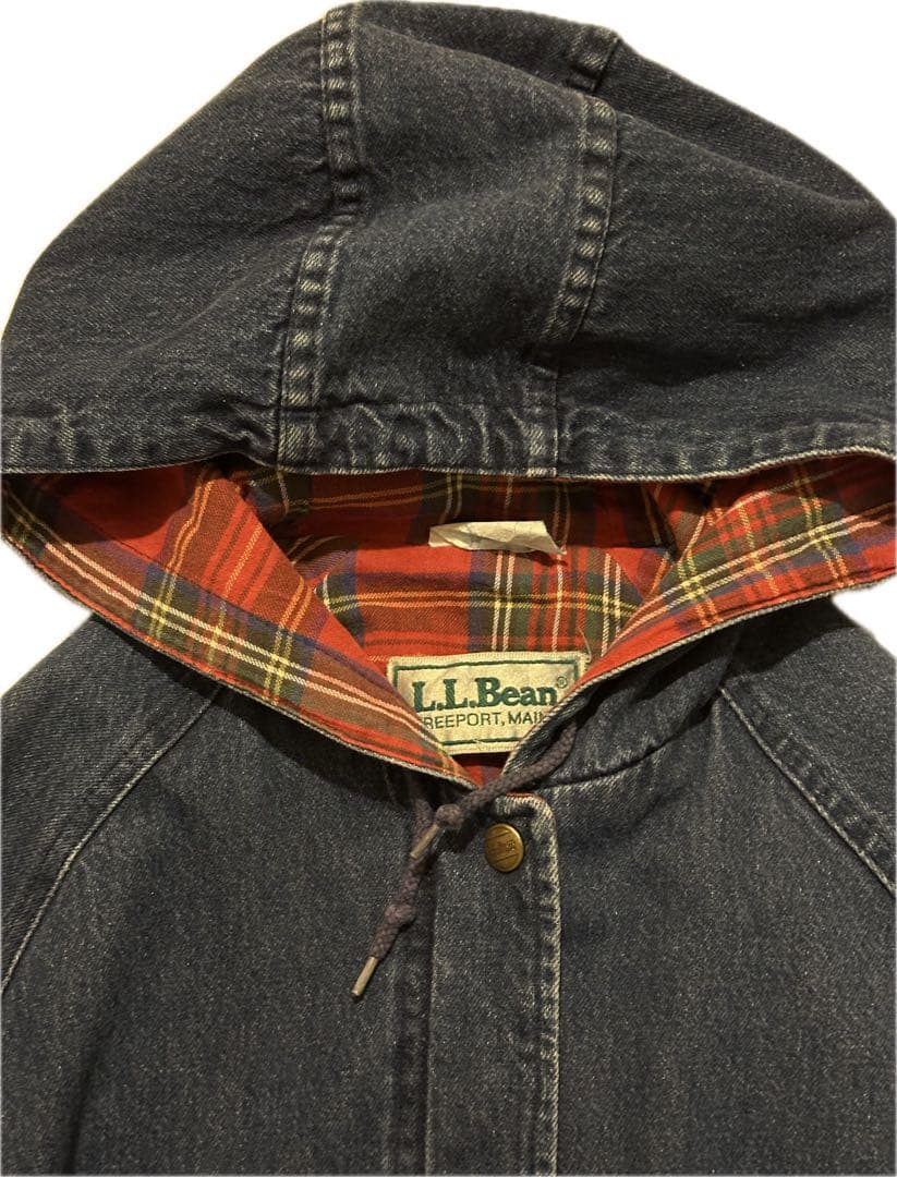80s L.L.Bean デニムマウンテンパーカー USA製 メンズ レディース