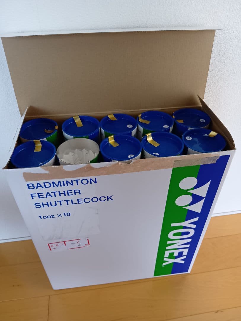 tanny　中古　YONEX ニューオフィシャル　シャトル 10ダース