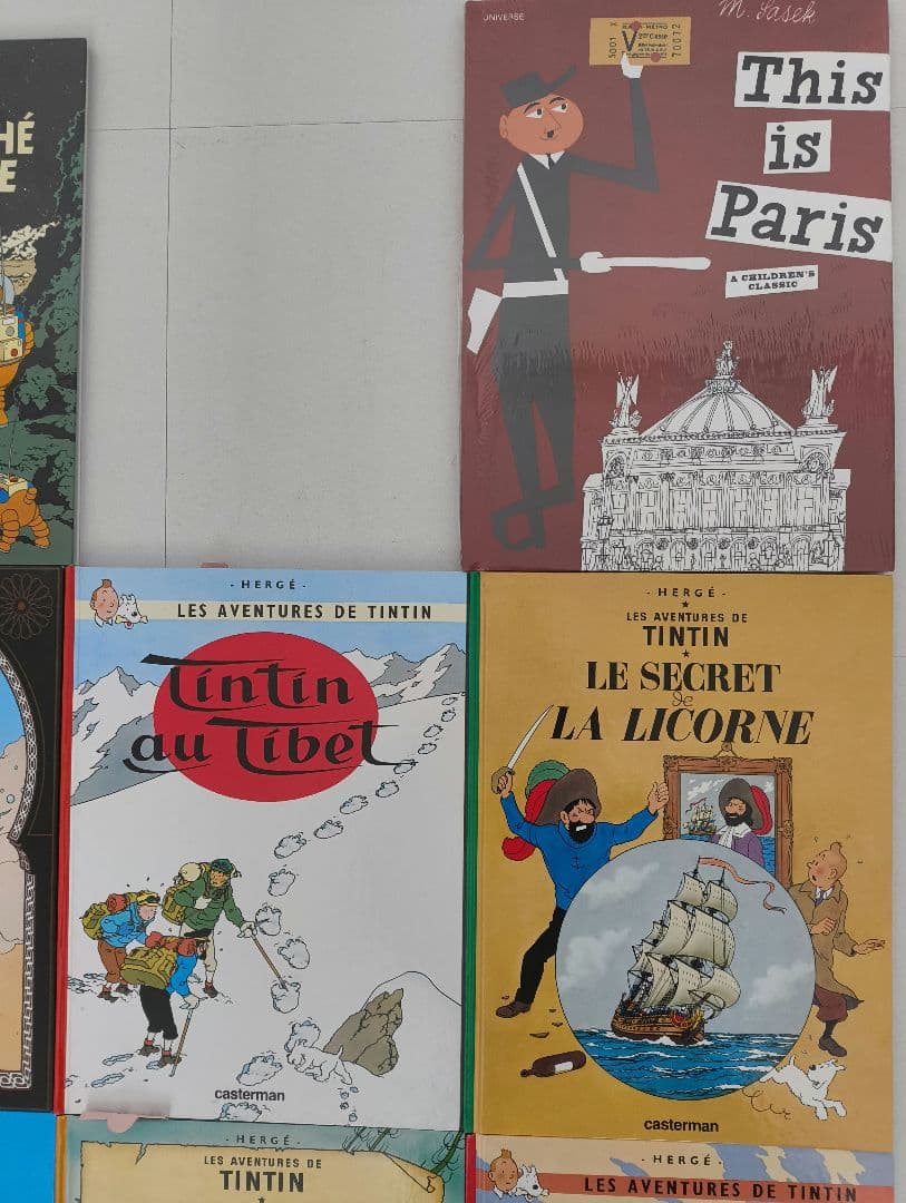 新品　タンタンの冒険　絵本　洋書　10冊　This is paris 1冊