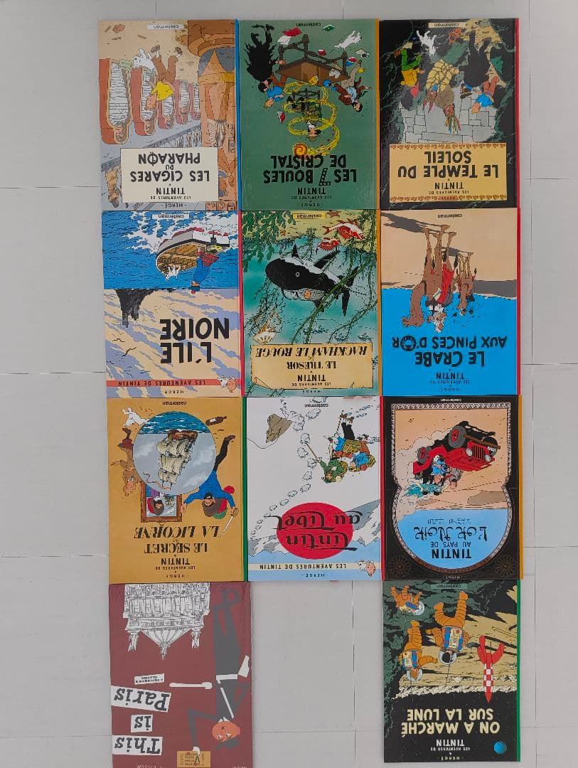 新品　タンタンの冒険　絵本　洋書　10冊　This is paris 1冊