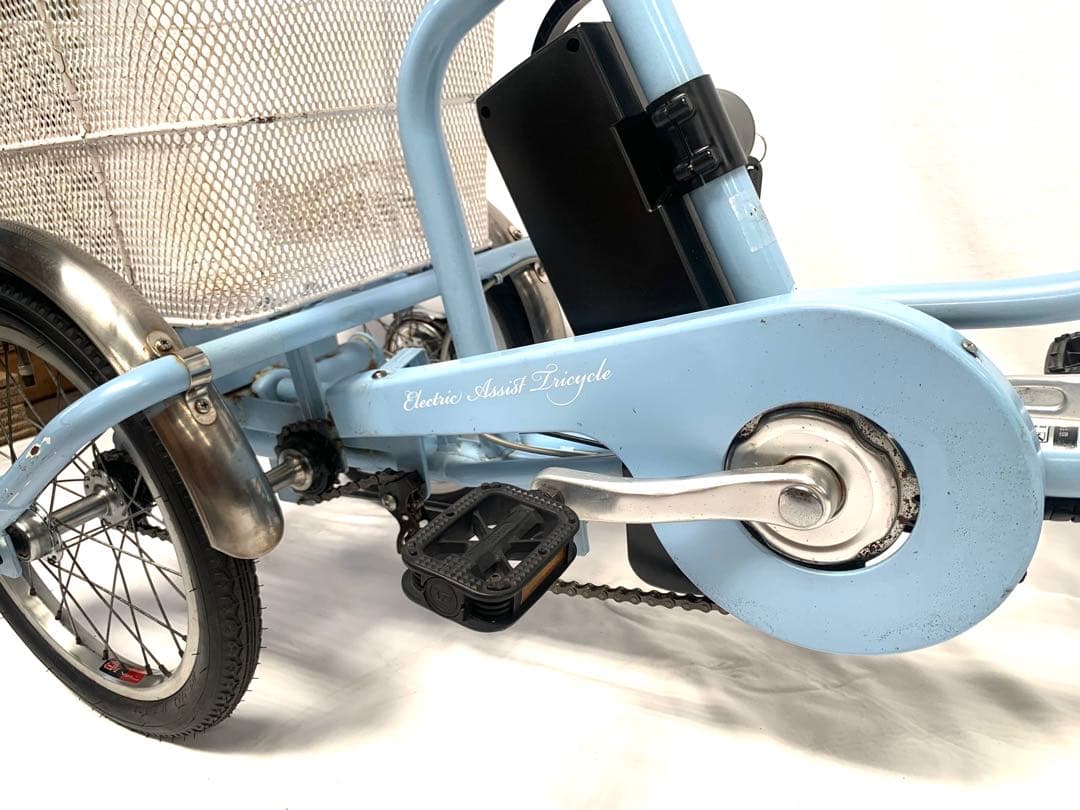【即乘】送料無料 電動アシスト三輪自転車 24V5.8Ah 20-16動作確認済