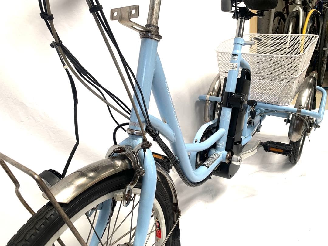 【即乘】送料無料 電動アシスト三輪自転車 24V5.8Ah 20-16動作確認済