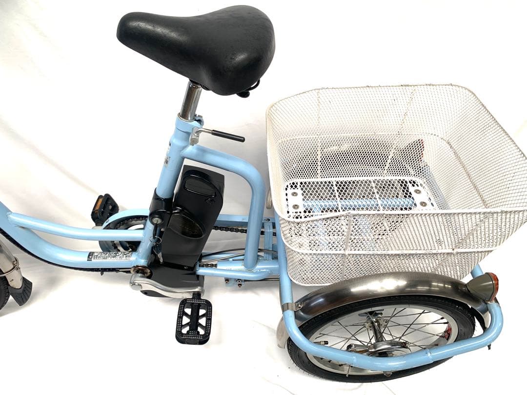 【即乘】送料無料 電動アシスト三輪自転車 24V5.8Ah 20-16動作確認済