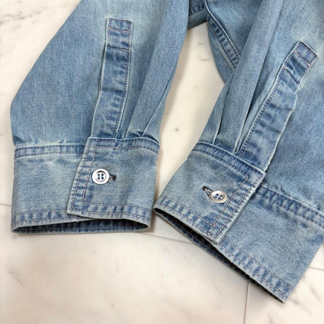 美品 ラウンジドレス オーバーデニムシャツ