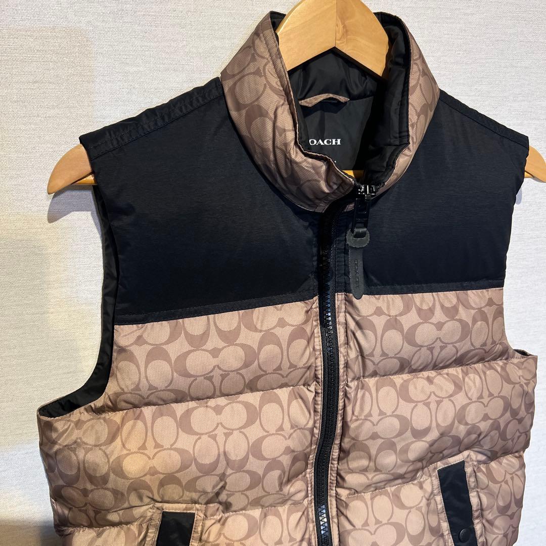 COACH コーチ ダウンベスト シグネチャー