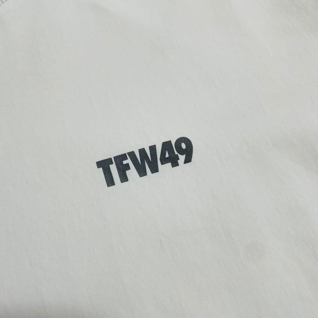 TFW49 モックネック　Tシャツ M ホワイト　ゴルフ