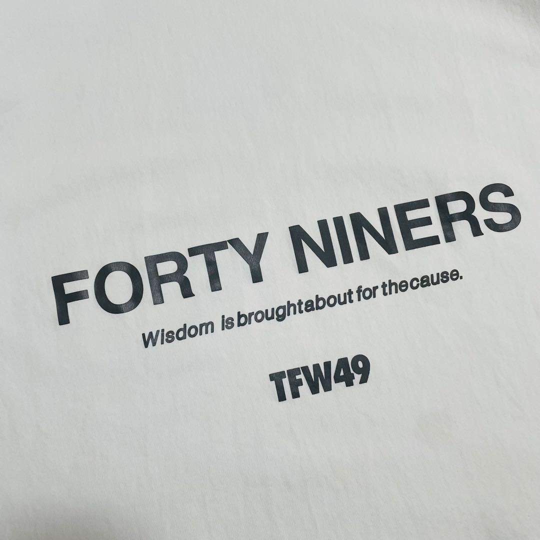 TFW49 モックネック　Tシャツ M ホワイト　ゴルフ