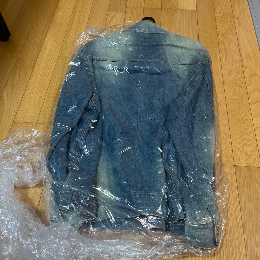 ＜kolor BEACON＞Denim 前変形ブルゾン　ブルー　M〜Lサイズ相当