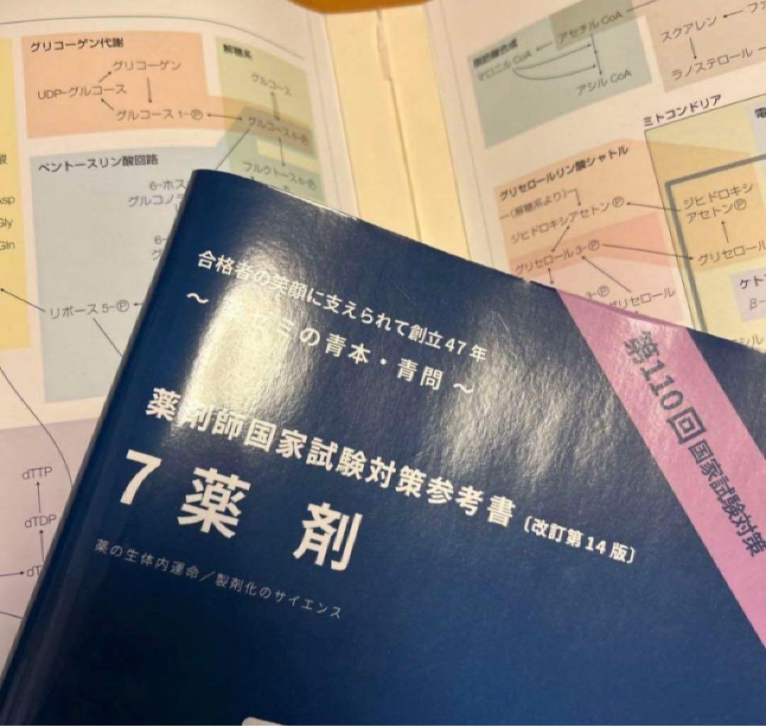 薬学ゼミナール 第110回改訂第14版　薬剤師国家試験体格参考書　青本・青問