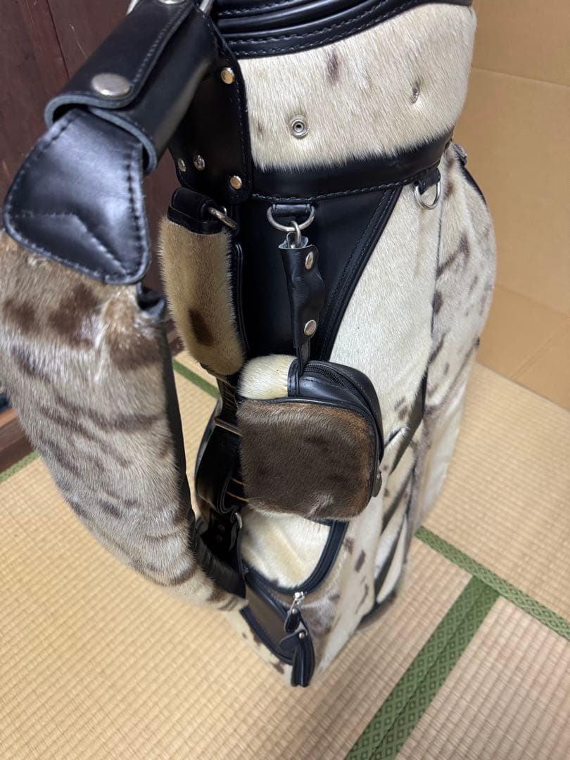【希少品】アザラシの本革仕様のキャディバッグとボストンバッグ