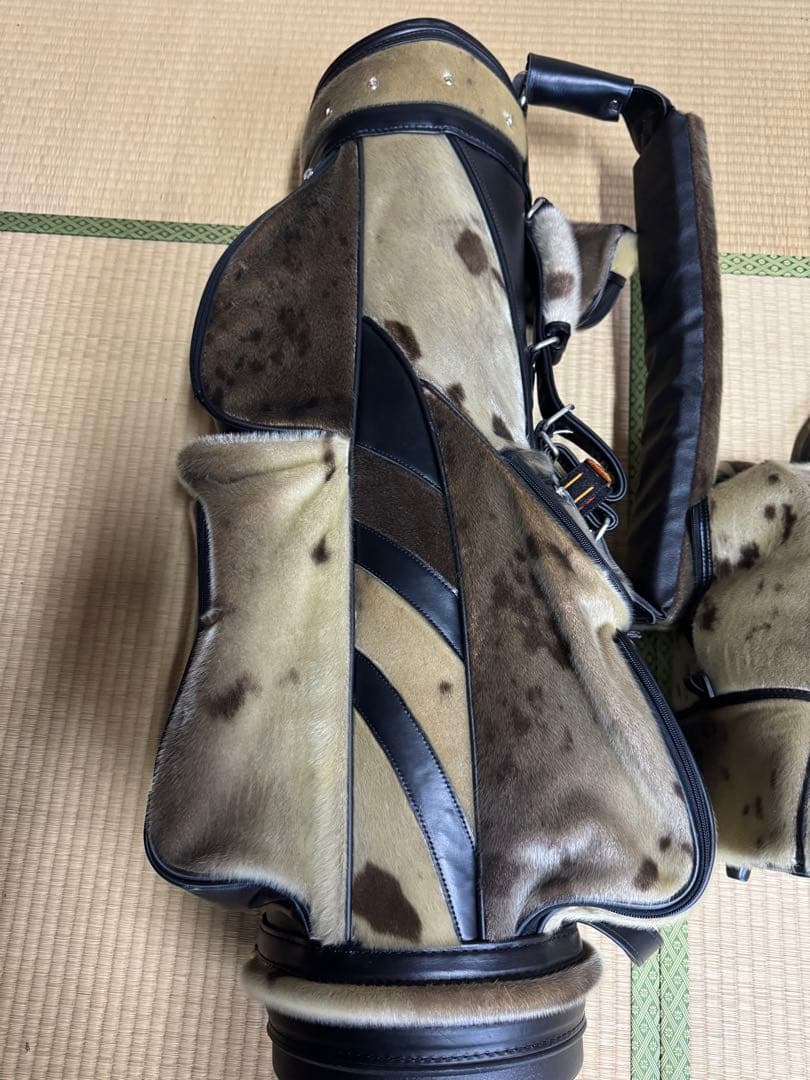 【希少品】アザラシの本革仕様のキャディバッグとボストンバッグ