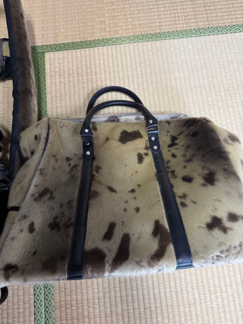 【希少品】アザラシの本革仕様のキャディバッグとボストンバッグ