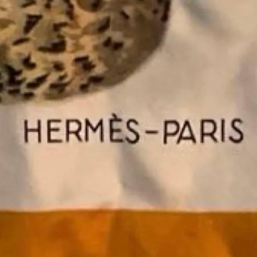 HERMES 鳥のイラスト スカーフ　ヴィンテージ品　希少
