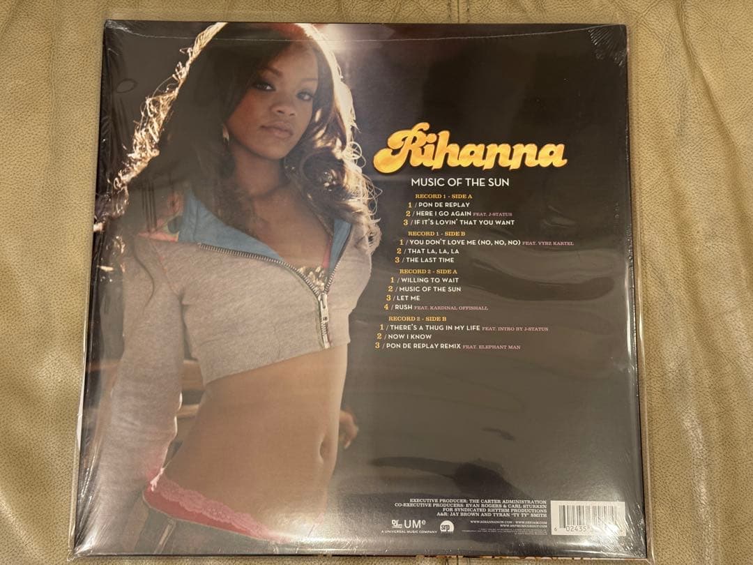 Rihanna LP Color Vinyl 1st〜4thアルバム 4枚セット
