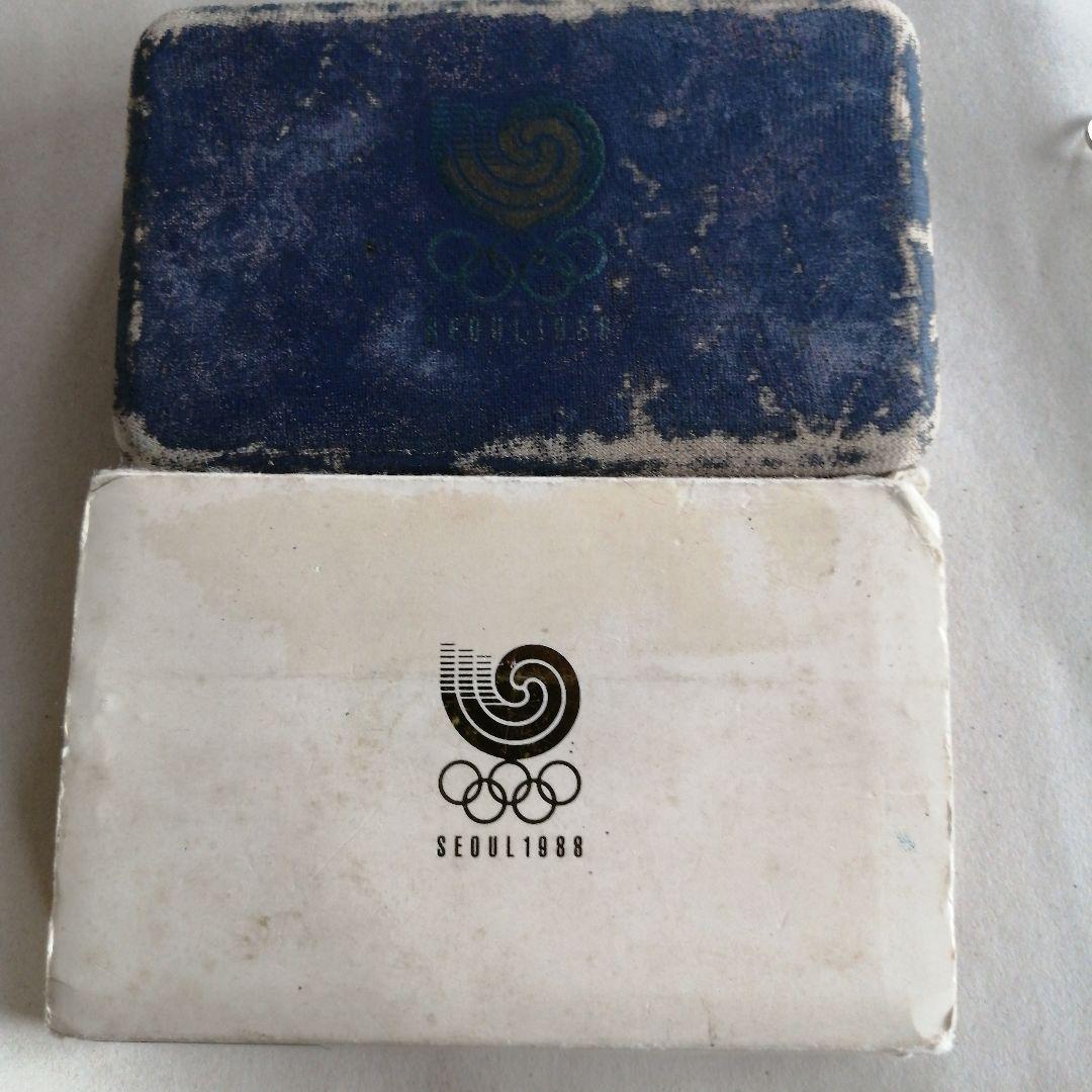 コ*ニ様 1986年ソウルオリンピック記念銀貨セット