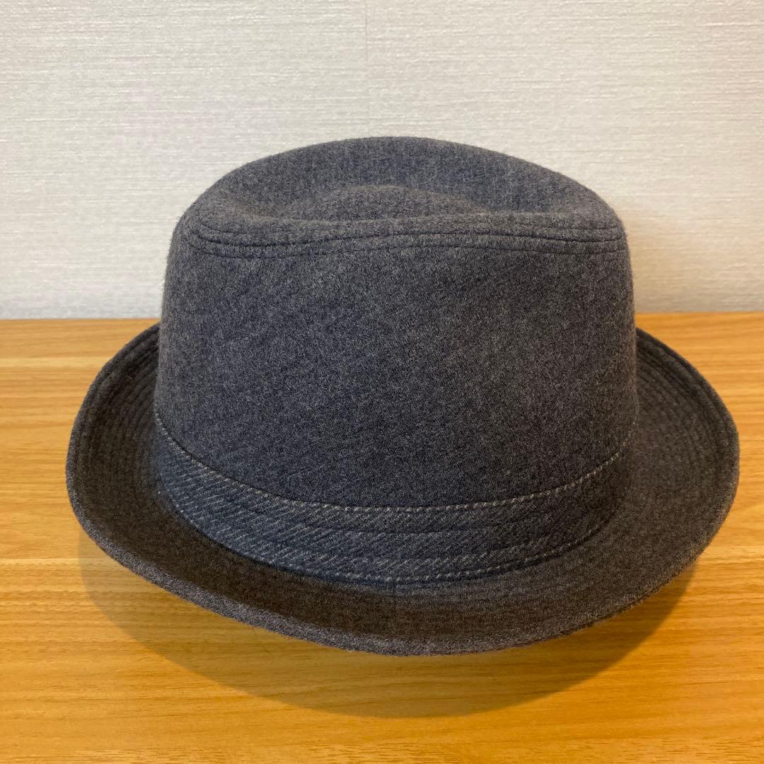 DAKS グレー ウール フェルトハット 未使用タグ付き