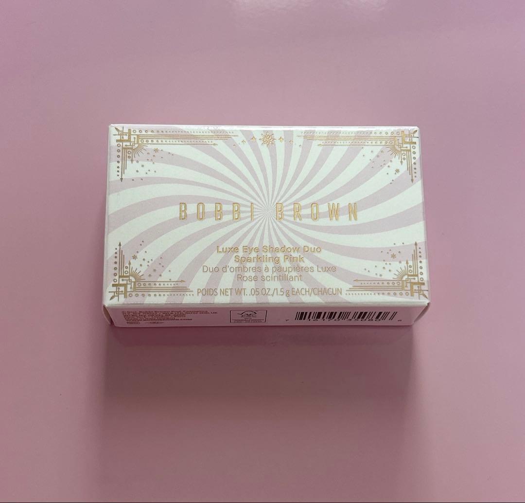 新品　ボビイブラウン リュクスアイシャドウデュオ スパークリングピンク