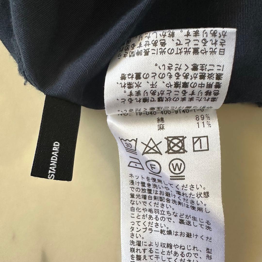 美品♪ジャーナルスタンダード コットンリネン ブロードティアードワンピース 紺色