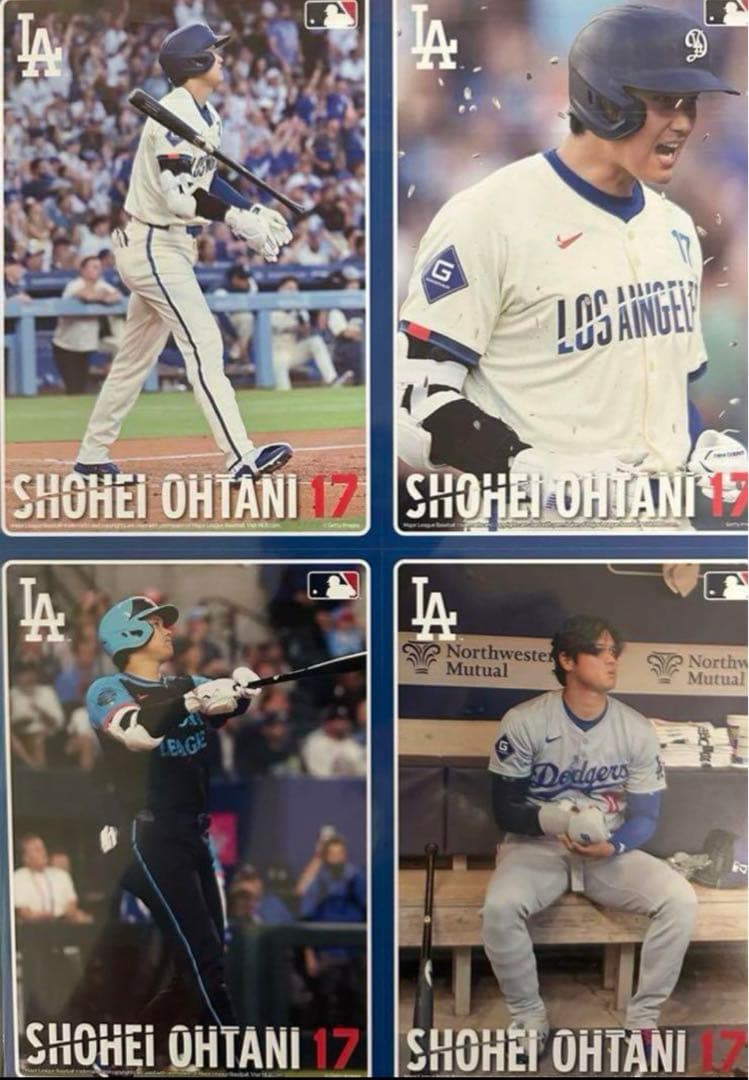 大谷翔平 フレーム ポストカード 箔押しサインMLB SHOHEI 東京