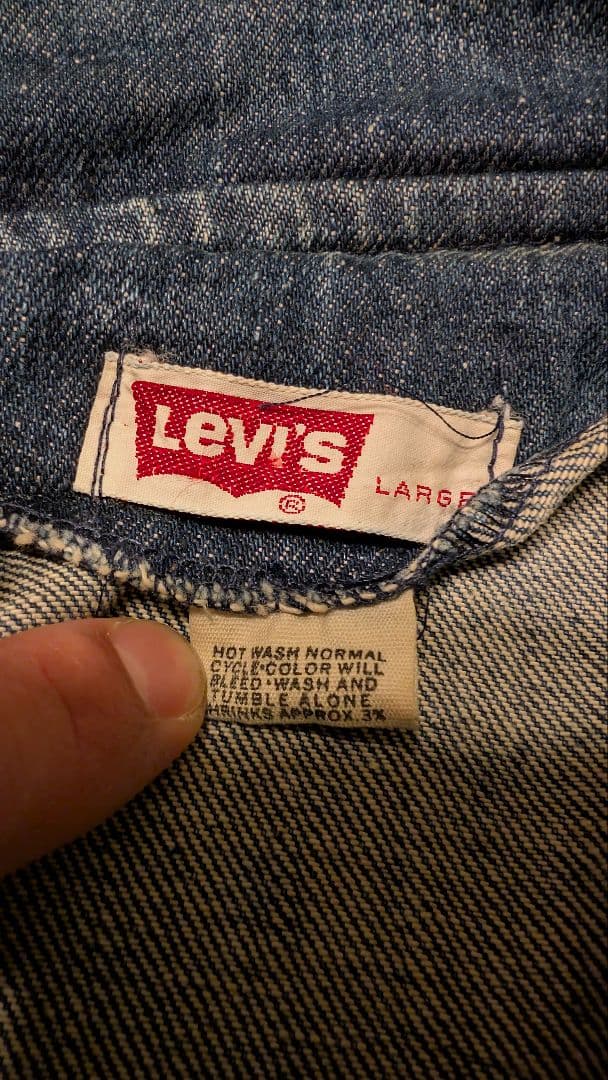 ​【70s Vintage】Levi'sブッシュコート デニム　白タグサファリ