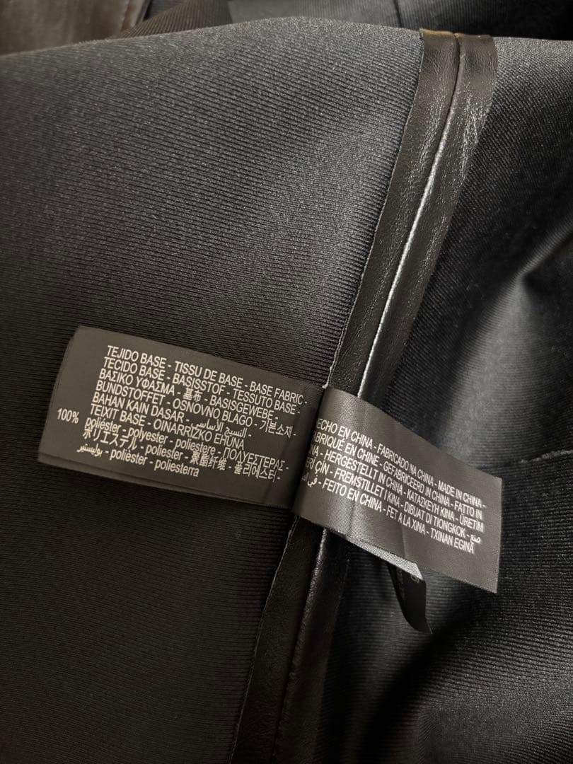 ZARA ザラ レザーシャツ レザージャケット XLサイズ ブラック
