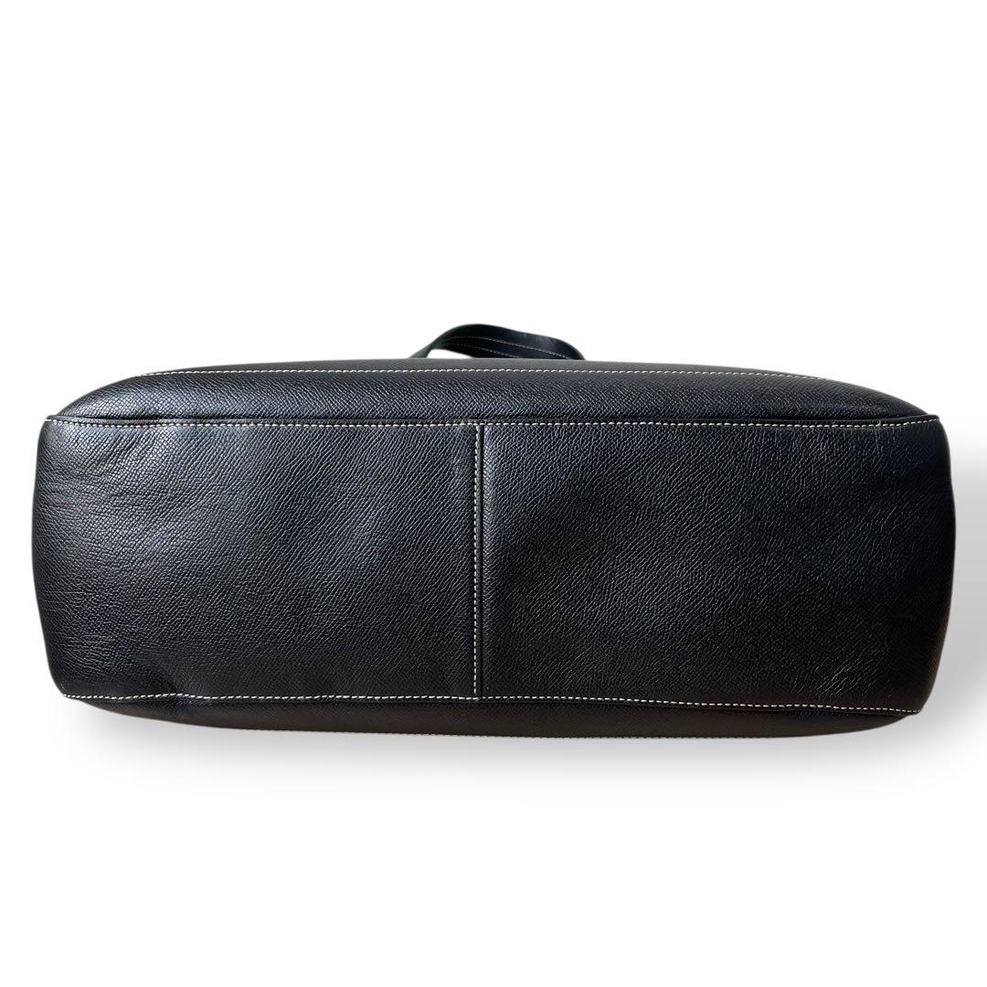 バッグ BALLY Black Leather Tote Bag Business A4