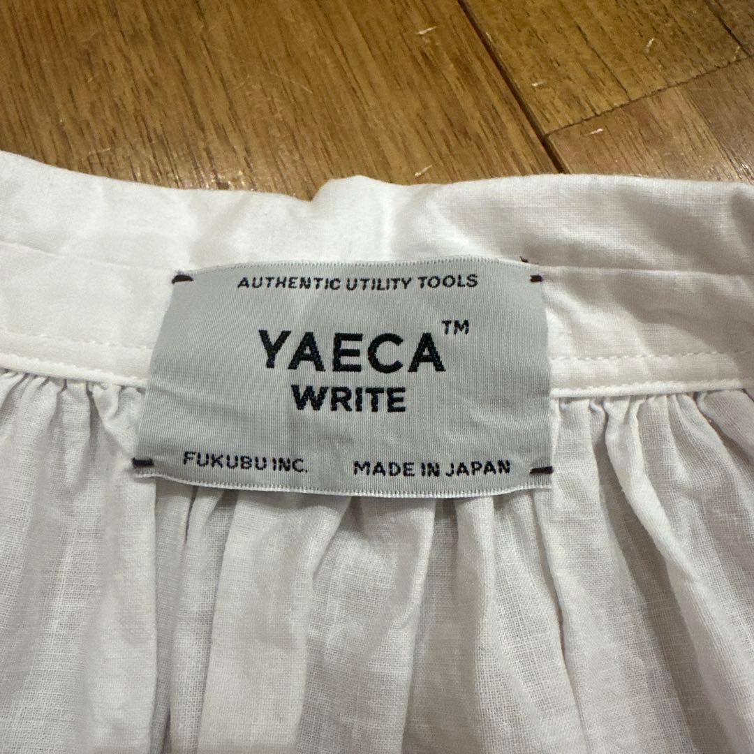 YAECA WRITE ヤエカ ライト 98106 ギャザーブラウス サイズM