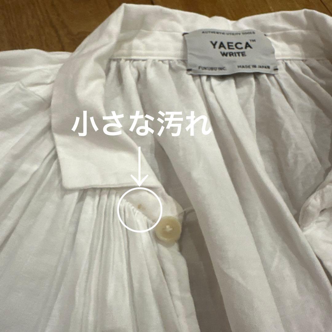 YAECA WRITE ヤエカ ライト 98106 ギャザーブラウス サイズM