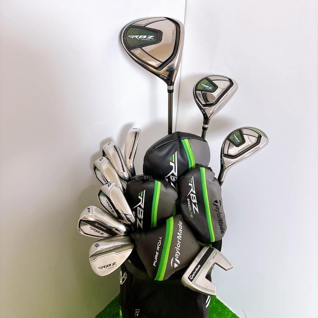 【現行モデル】初心者推奨 テーラーメイド RBZ メンズゴルフセット 10本 S