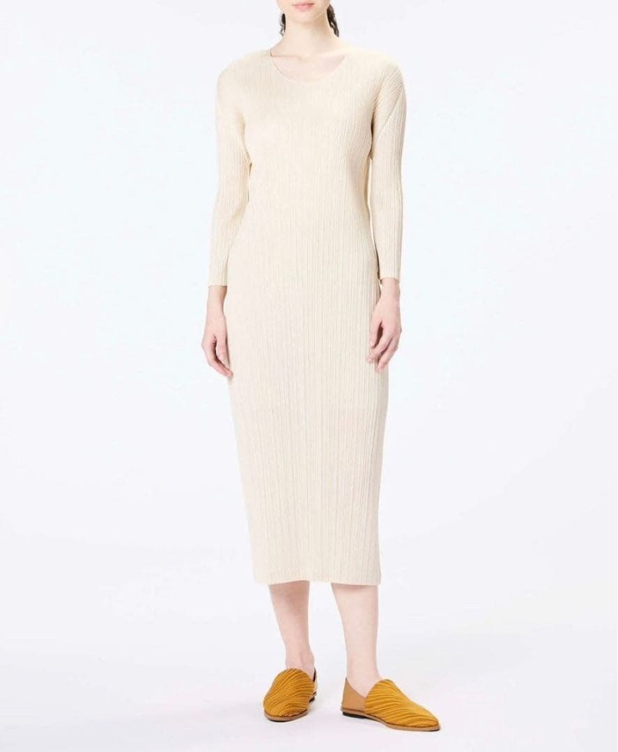 PLEATS PLEASE ワンピース ライトグリーン 2