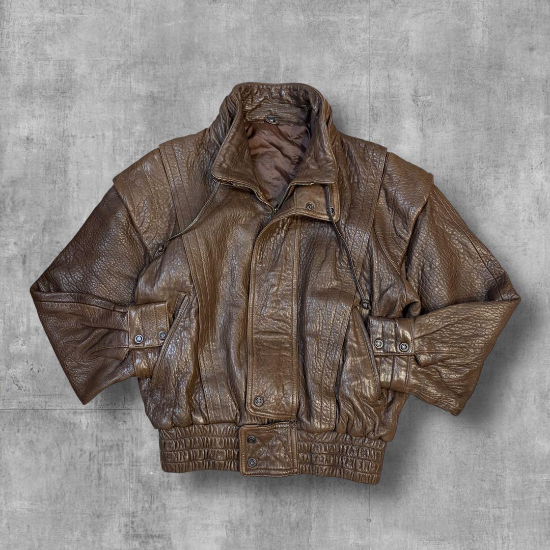 90s real leather bomber jacket 本革 A2 G1