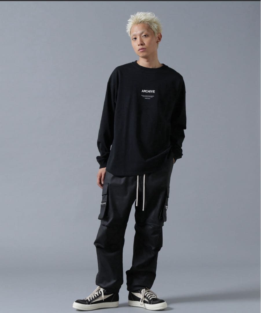 Danke Schön. ブラックカーゴパンツ ダンケシェーン