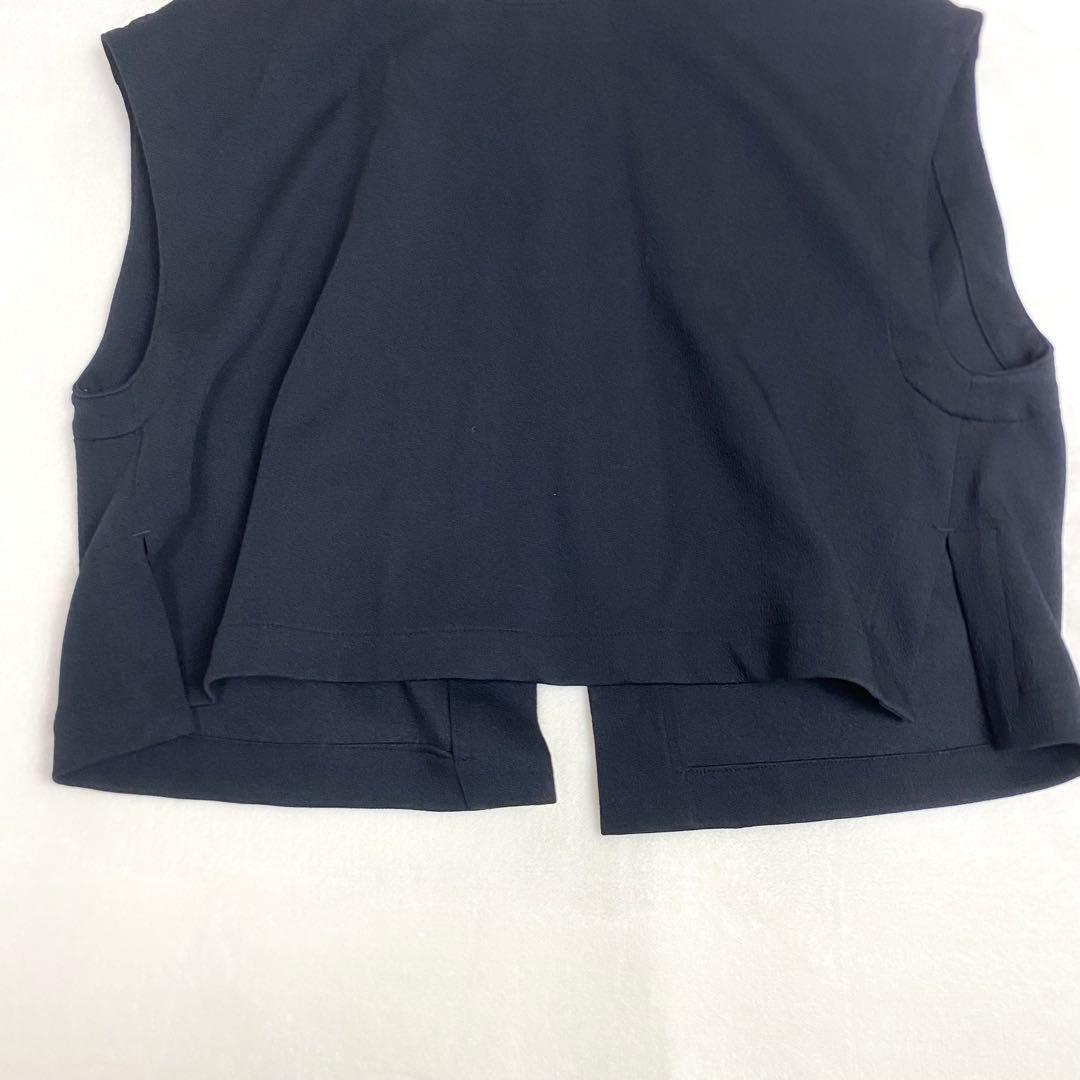24SS 完売品　極美品　ビアズリー　ムーンライクショートベスト　ブラック