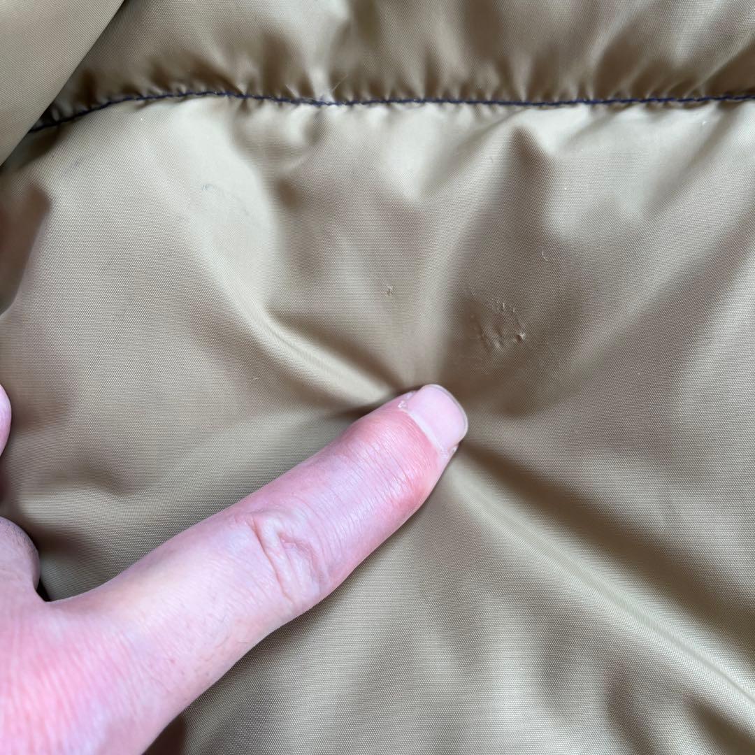 The North Face ネイビー ダウンベストＳサイズ 80年茶タグ