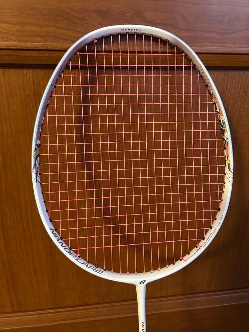 YONEX NANORAY ホワイト ピンク G5