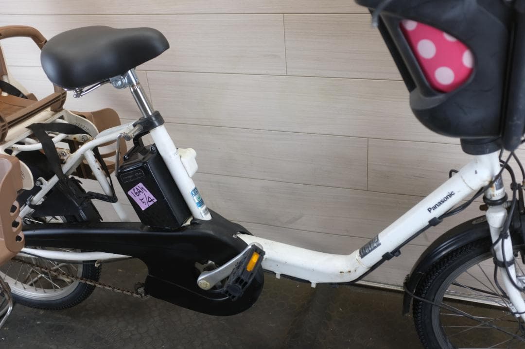 電動自転車 パナソニック ギュット20インチ3段16.0Ah（4点灯）充電器あり