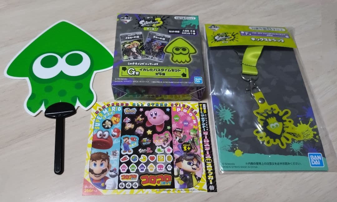 【匿名配送】Switch本体スプラトゥーン2エディション＋アクセサリー＋おまけ
