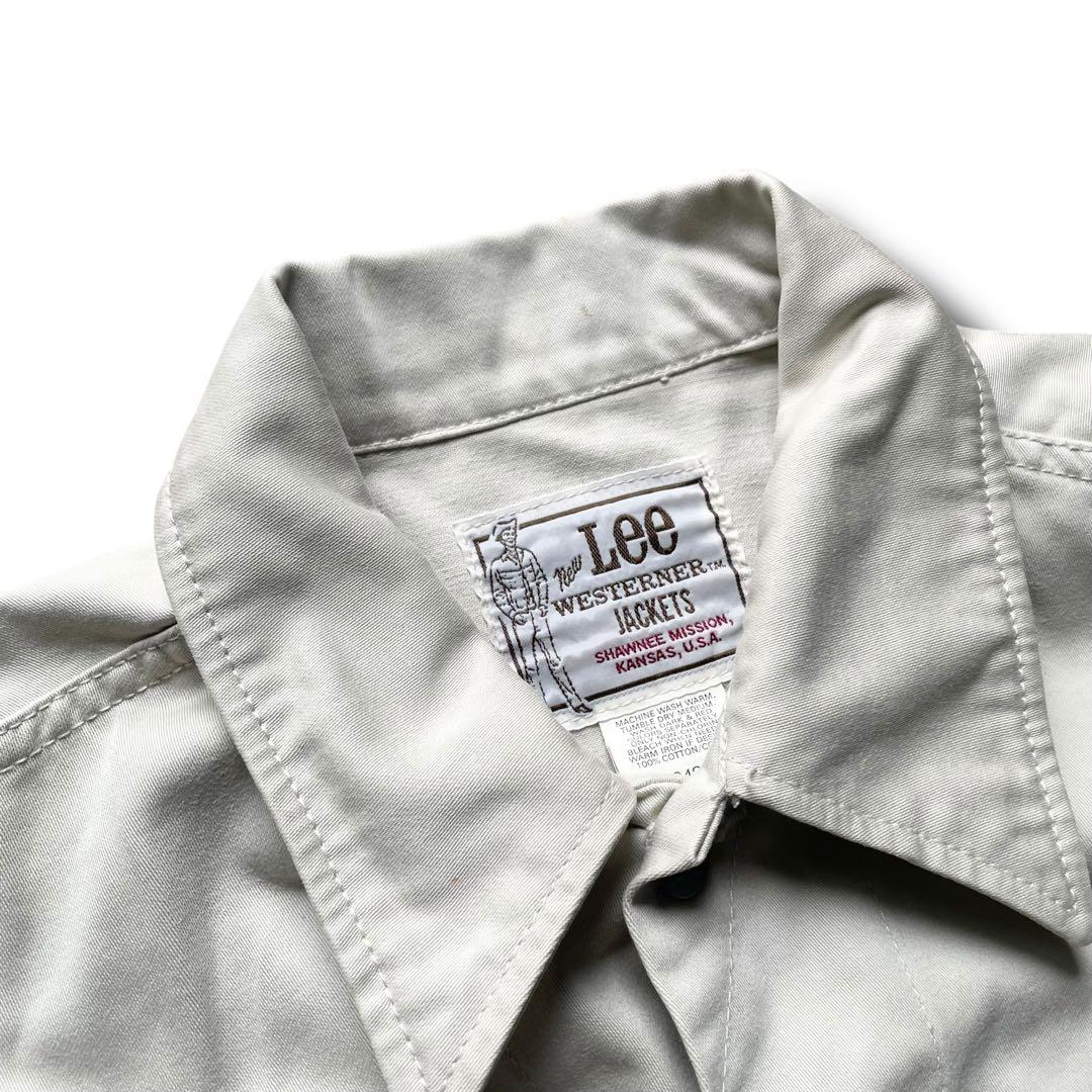LEE リー ホワイトツイル ウエスターナー トラッカージャケット size L