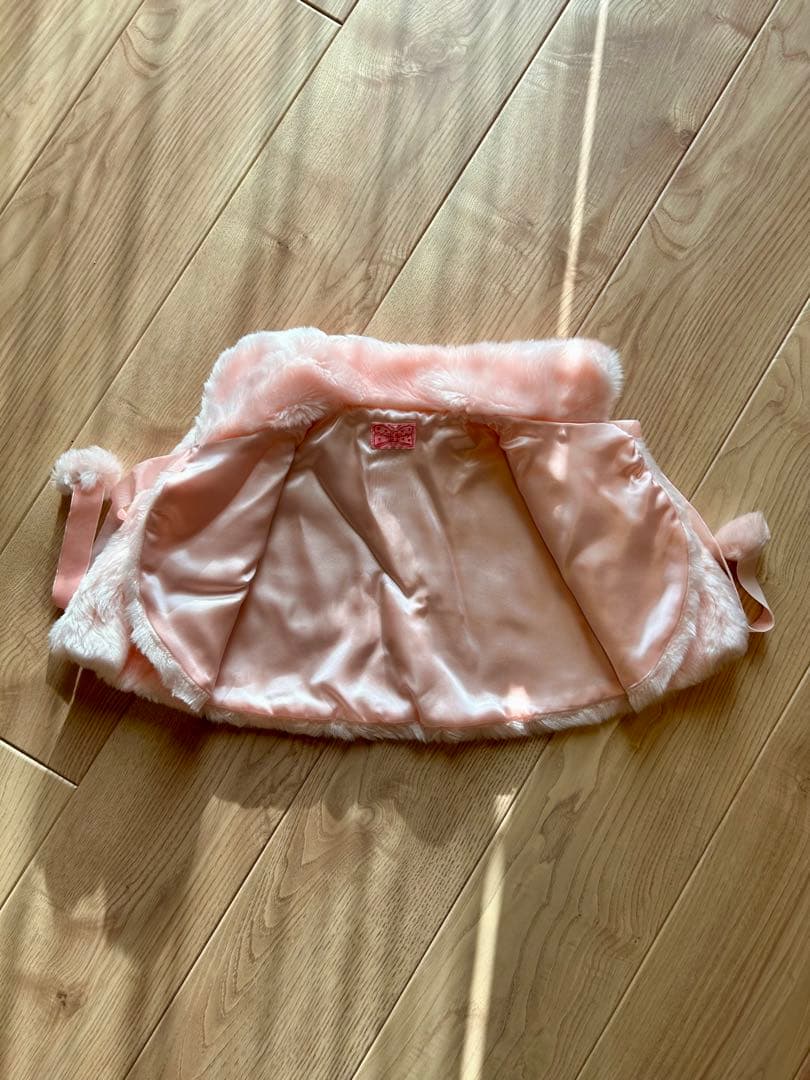 Angelic Pretty ピンクファーショートケープ