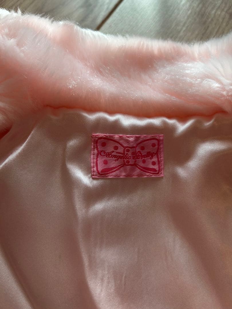 Angelic Pretty ピンクファーショートケープ