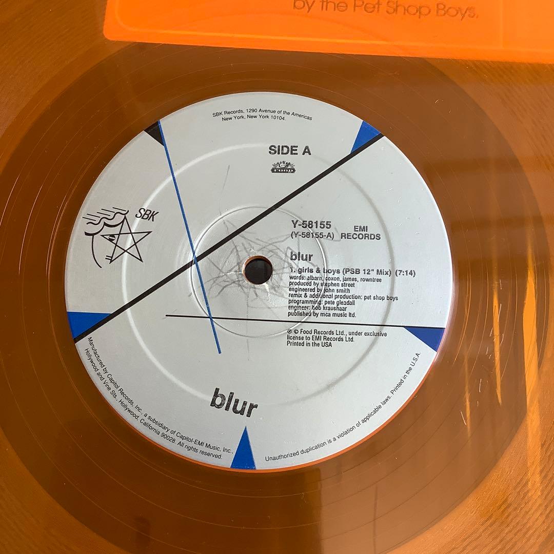 blur girls & boys 12インチレコード