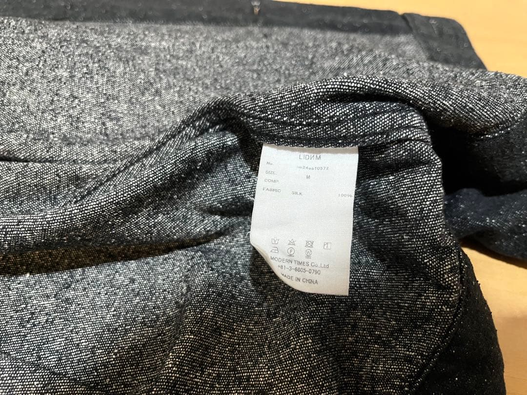 ジャケット・アウター LIDNM SILK DENIM 213 JACKET