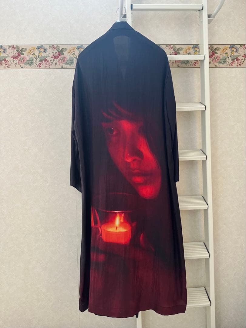 yohjiyamamoto18ss 内田すずめ　赤い果実シルクコート