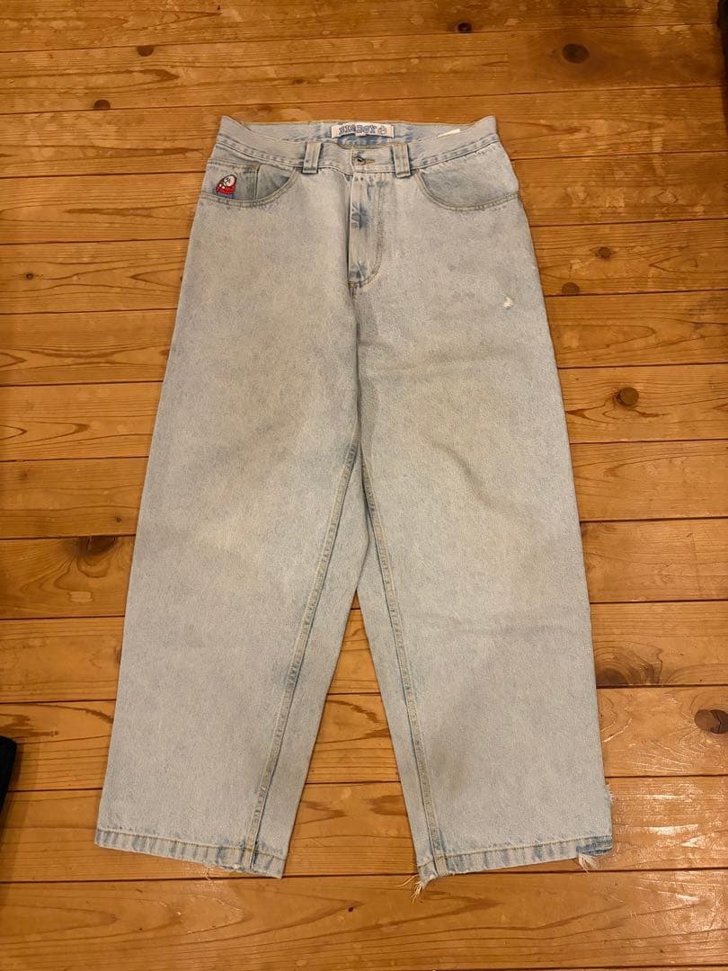 初期ロゴ　Polar big boy S stone wash