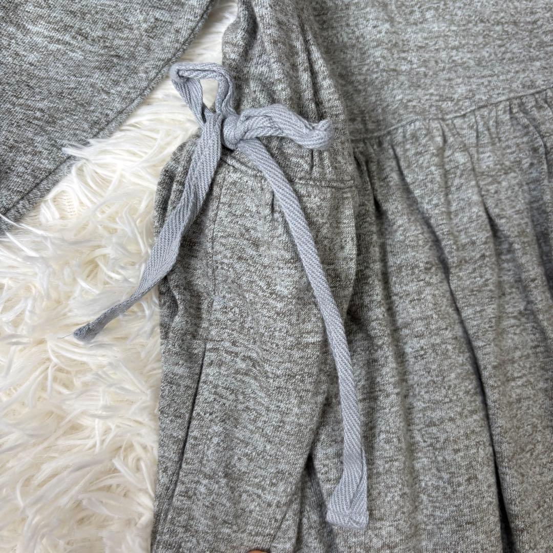 イッセイミヤケ✨プランテーション✨コットン切替ロングワンピース✨リボン✨ゆったり