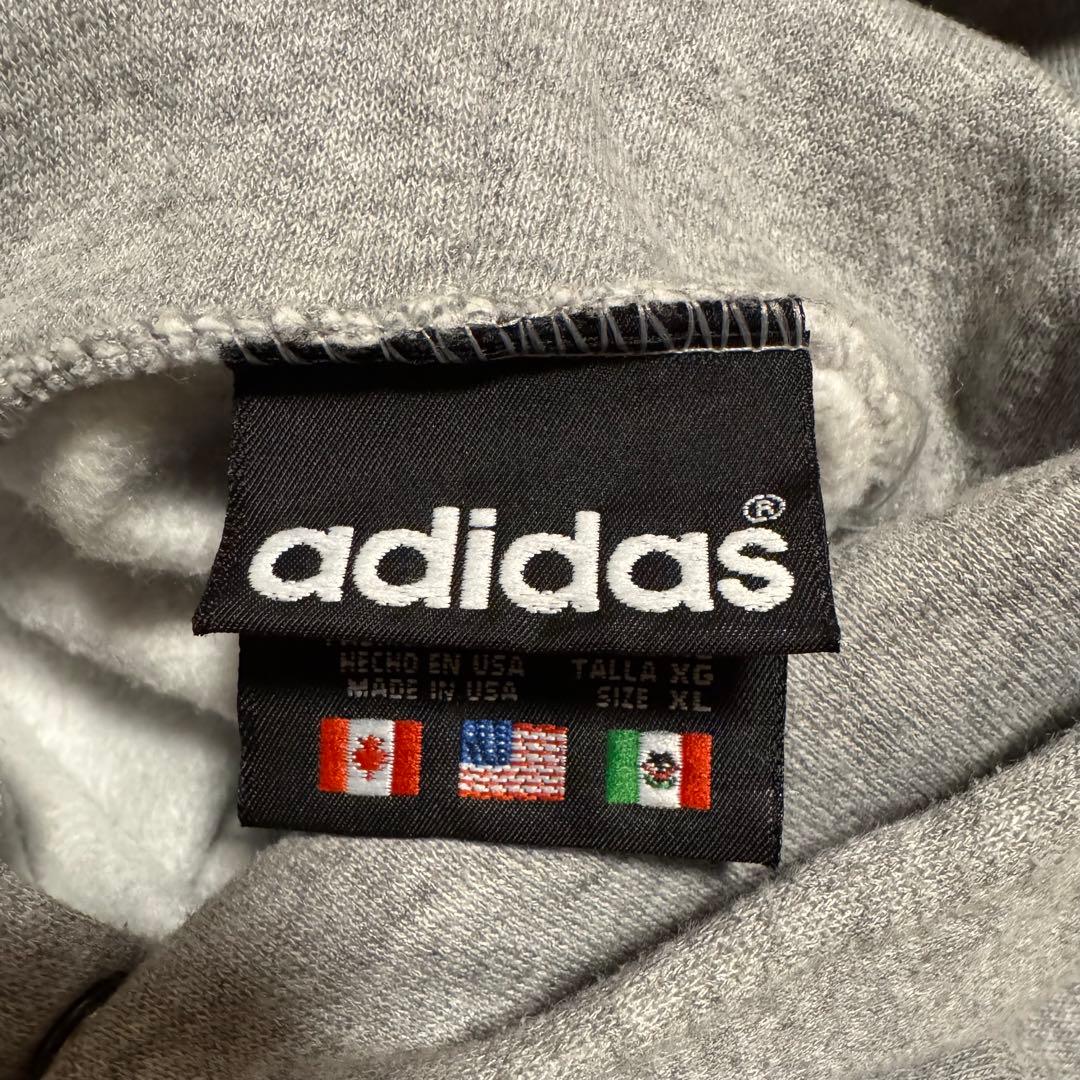 80’s USA製 万国旗タグ adidas パーカー バレンジアガ元ネタ