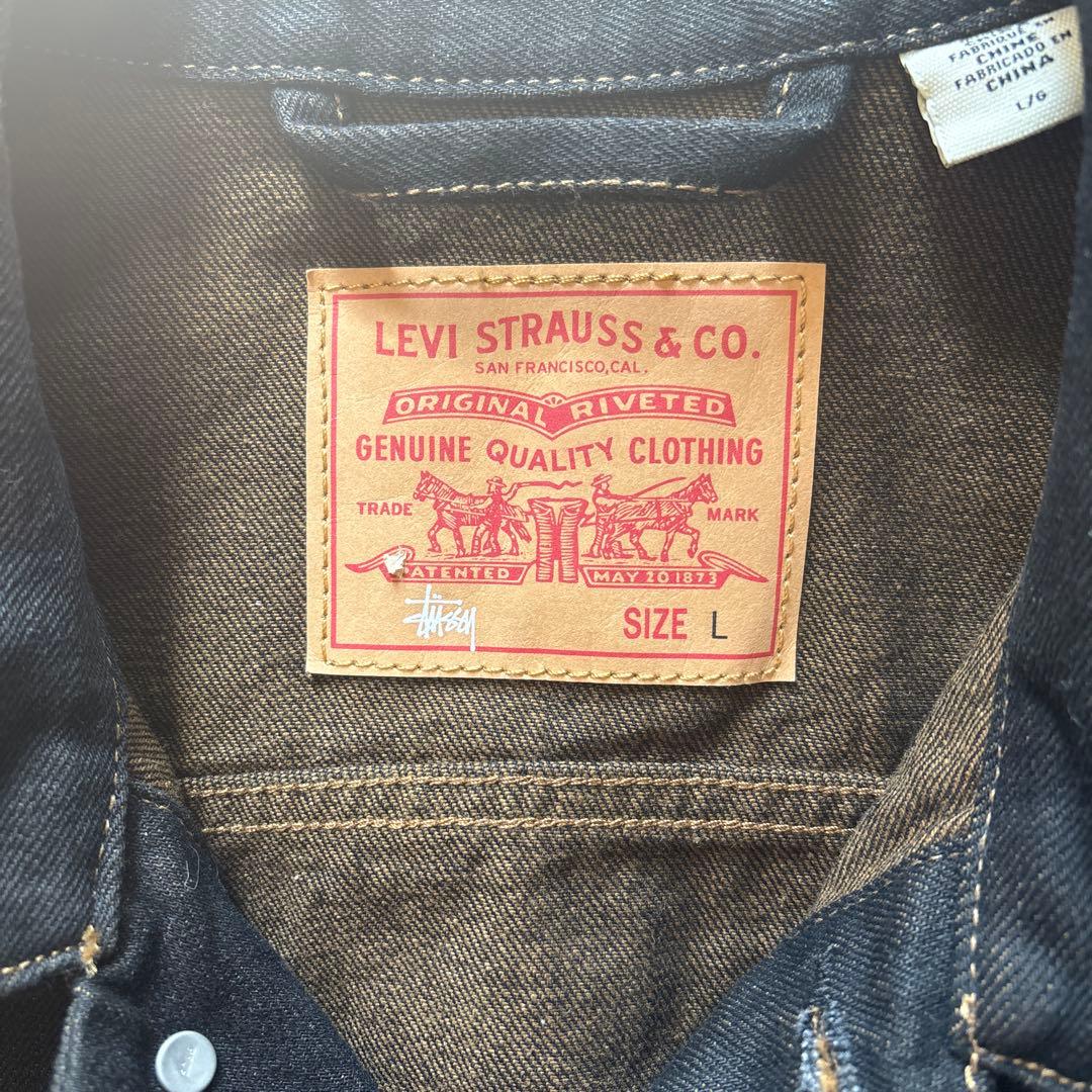 ゆうた‼️Levi's stussyデニムジャケット