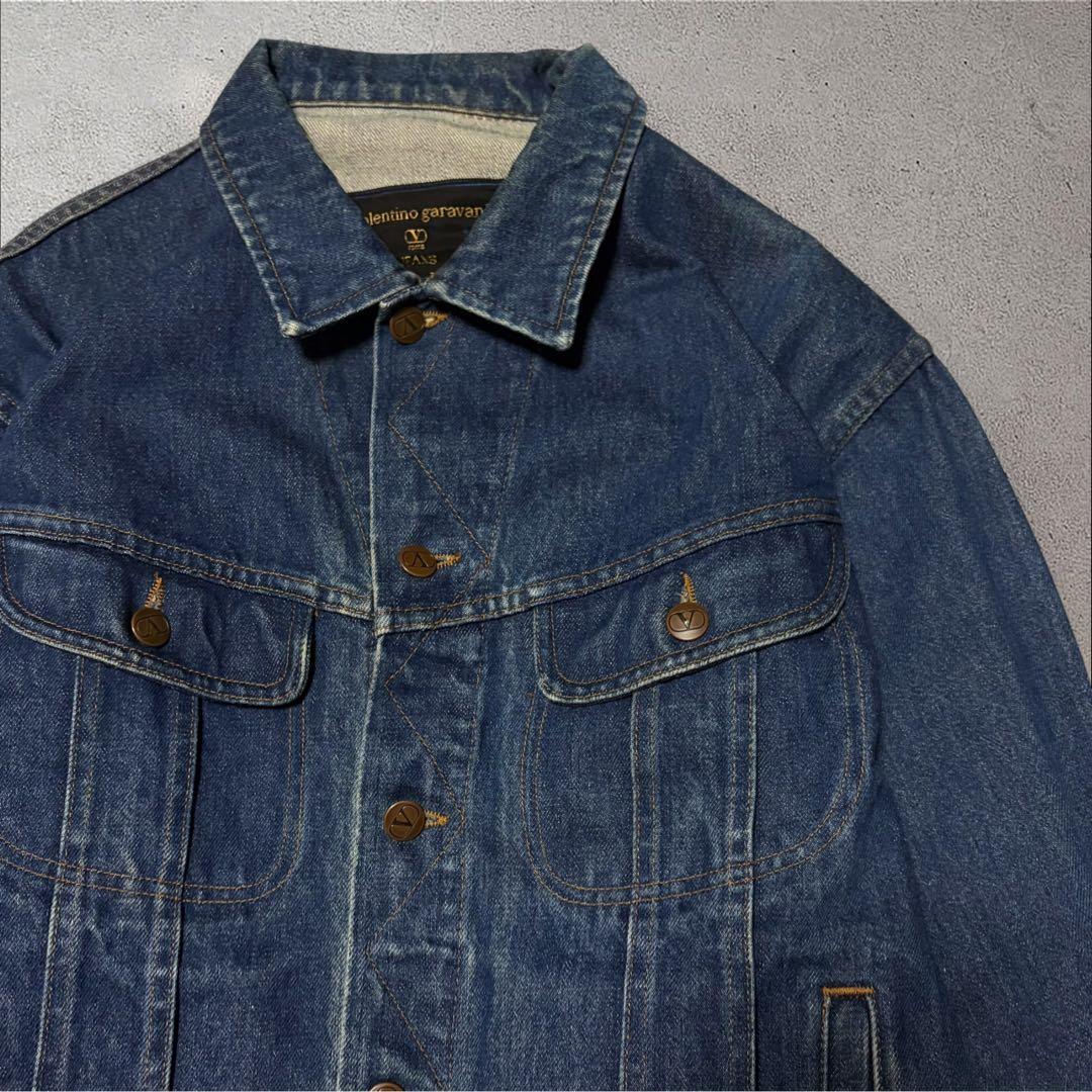 VALENTINO インディゴ デニムジャケット 40